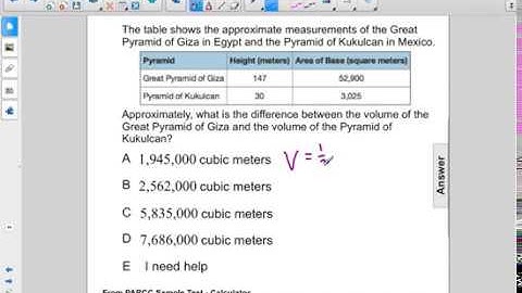 Geometry 3D PARCC Questions Pt 2 Q137