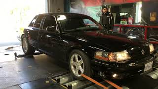 Supercharged Mercury Marauder Dyno run #3