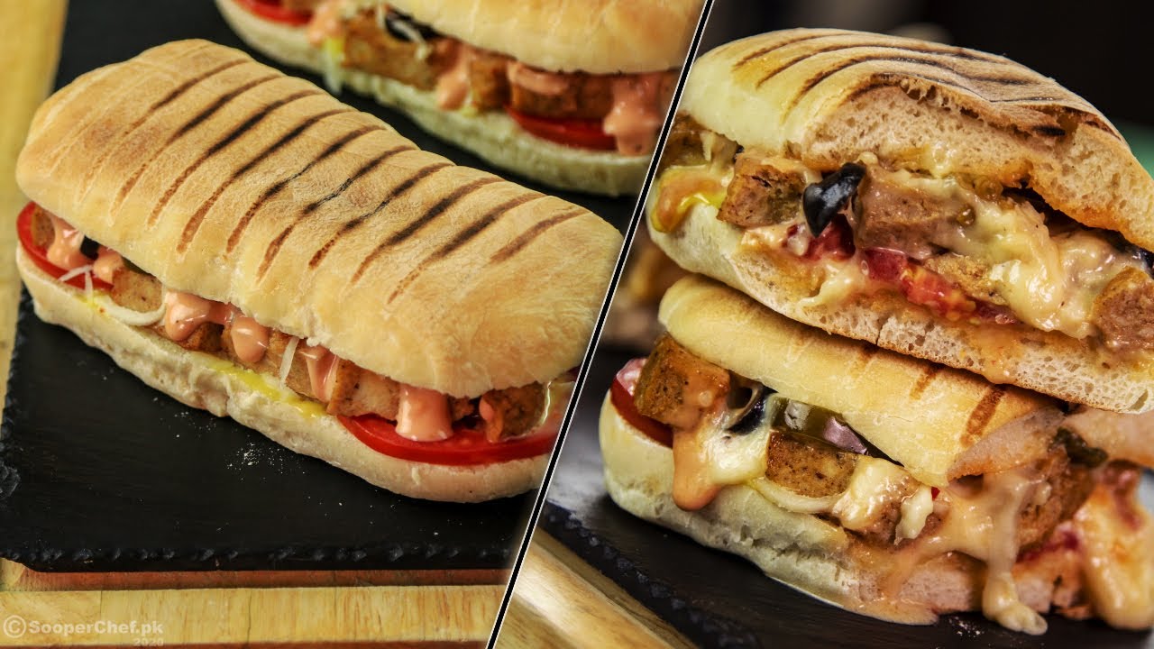 Chicken Panini Sandwich Recipe By SooperChef