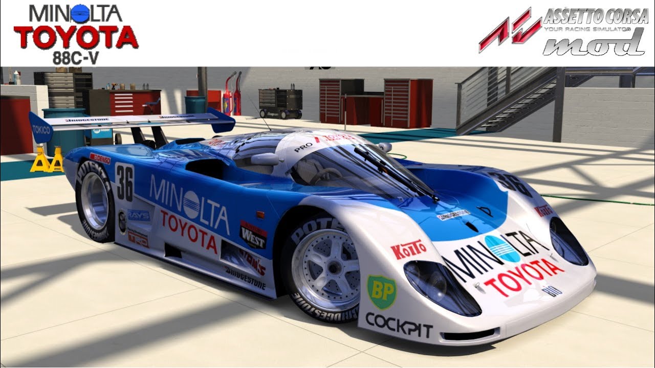 MINOLTA TOYOTA 88C-V | Assetto Corsa Mod | Showcase + Download link