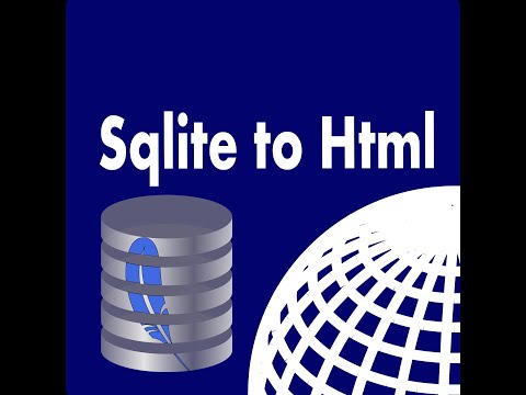 Sqlite to Html