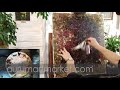 Видео урок живописи Блеск серебряной пудры