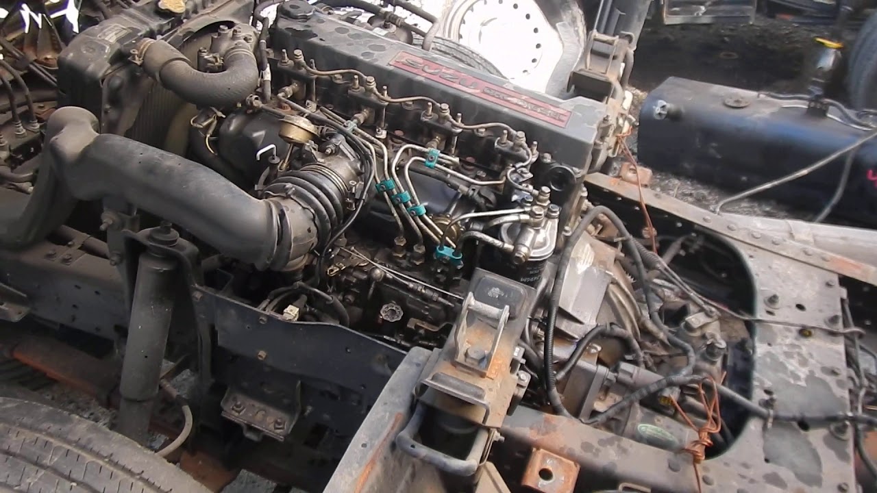 Видеотест ДВС 4HF1. Isuzu Elf 1990 г. NKR66E-1928