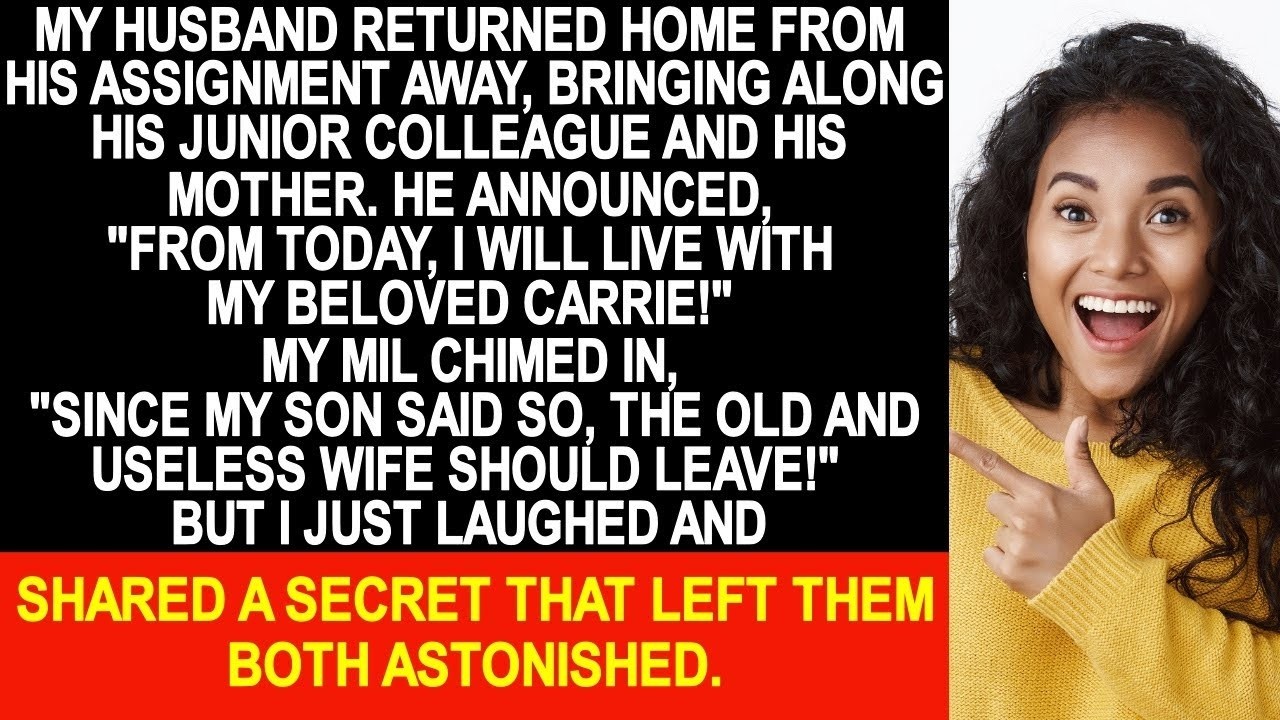 My hubby returned home from his assignment away, bringing along his junior colleague and his mothe