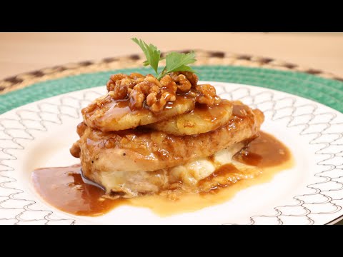 Video: Chuletas De Pollo Con Piña Y Queso