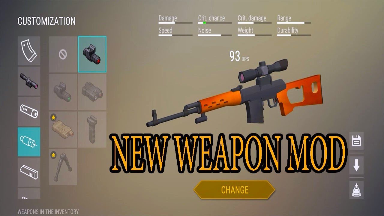NEW WEAPON MOD * LAST DAY ON EARTH * LDOE