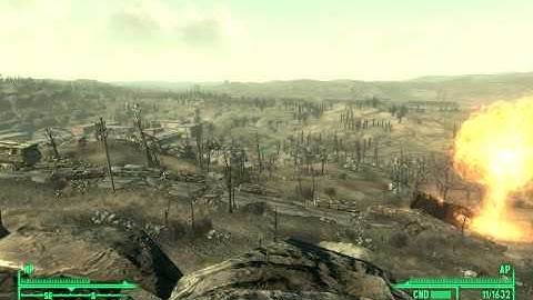 Fallout3 - Exploding Car chain reaction