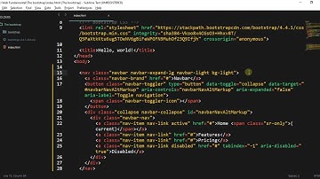 #2 Tutorial Bootstrap  - Cara Membuat Menu Navigasi Atau Navbar