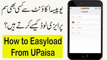 How to Easyload From UPaisa Account | UPaisa Account se Easyload kaise karte hain | Technical Source