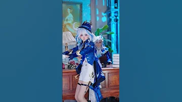 SeeU ヌーヴィレットはなぜそんなに真面目なのですか 原神 フリナ コスプレ With Xiaoxiaobai 