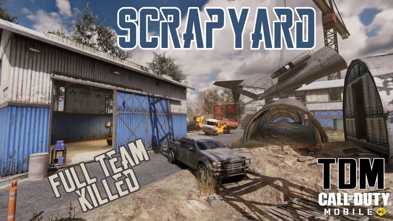 Call of Duty mobile Gameplay | COD mobile TDM | multiplayer Scrapyard (Team Search and Destroy) FPP