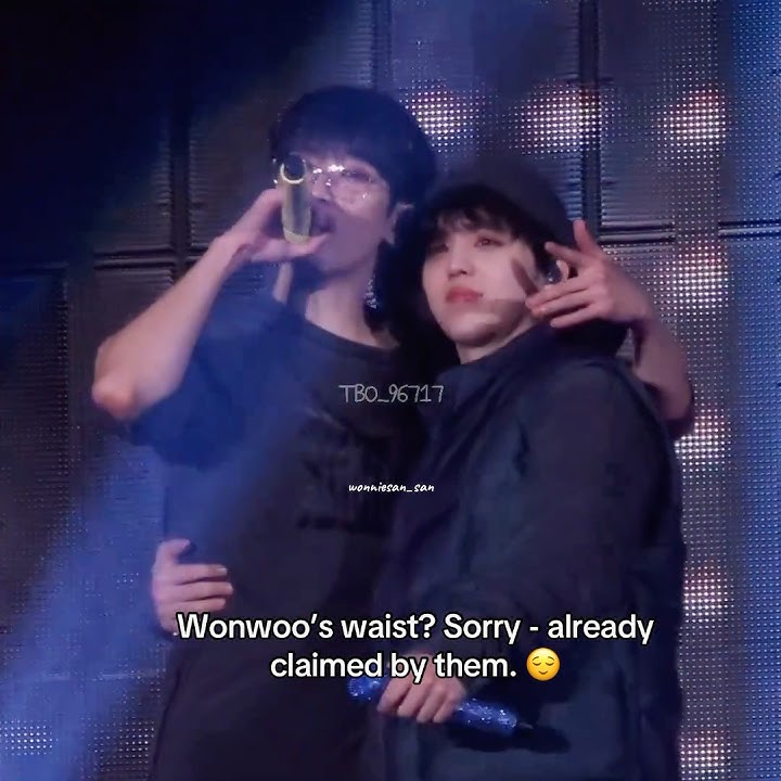 Sorry - Wonwoo’s waist is under protection 🙂 #wonwoo #mingyu #minwon #woncheol #wonsol #seventeen