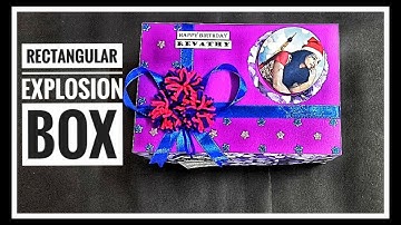 Rectangular Explosion Box | Explosion Box | Birthday Explosion Box