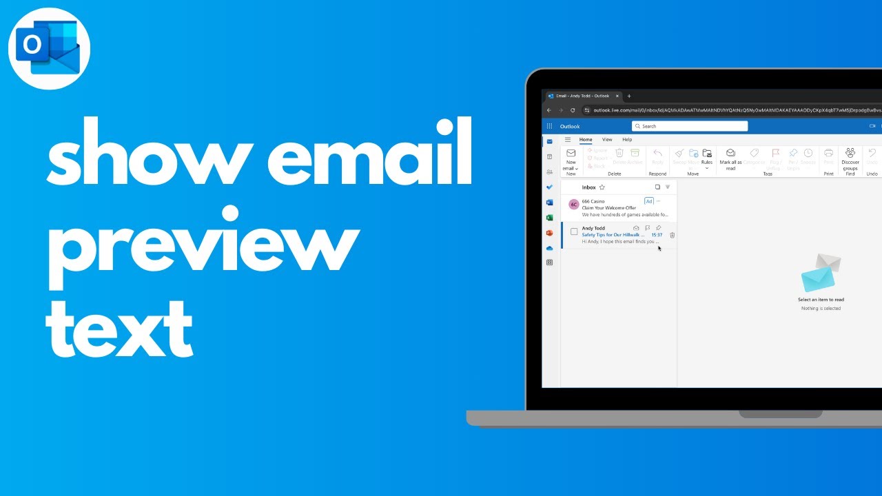 How To Show Email Preview Text In Outlook On The Web Microsoft 365