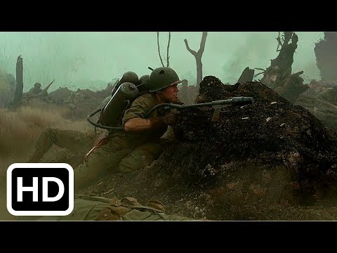 Hacksaw Ridge - Top of the Hill Battle Scene (Part 1) | 1080p