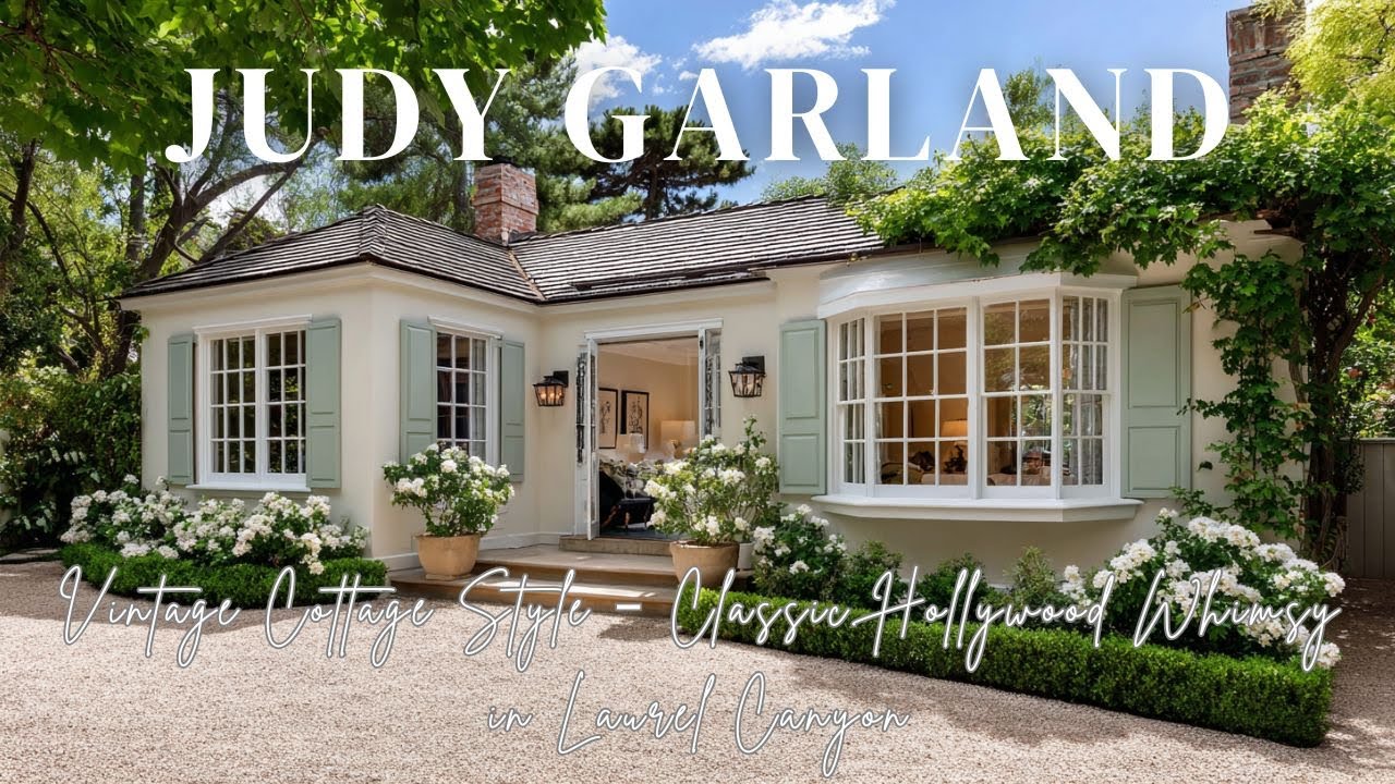 Джуди Гарланд в стиле винтажного коттеджа – классическая голливудская игривость в Лорел-Каньон