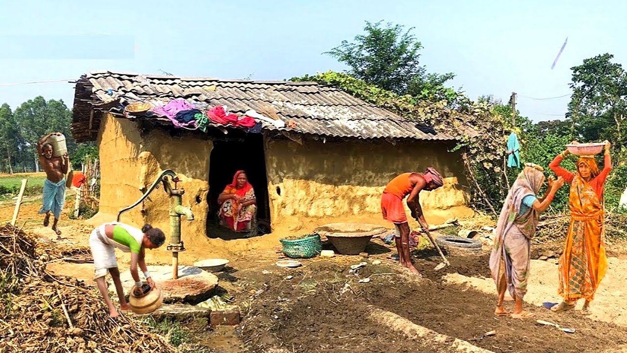 The Real Rural Life Of Countryside India Village  Uttar Pradesh Real Life India