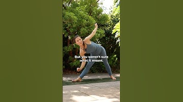 Yoga cues explained: triangle pose