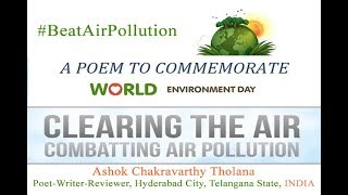 world environment day 5 June 2019 theme and slogan. Beat Air Pollution
