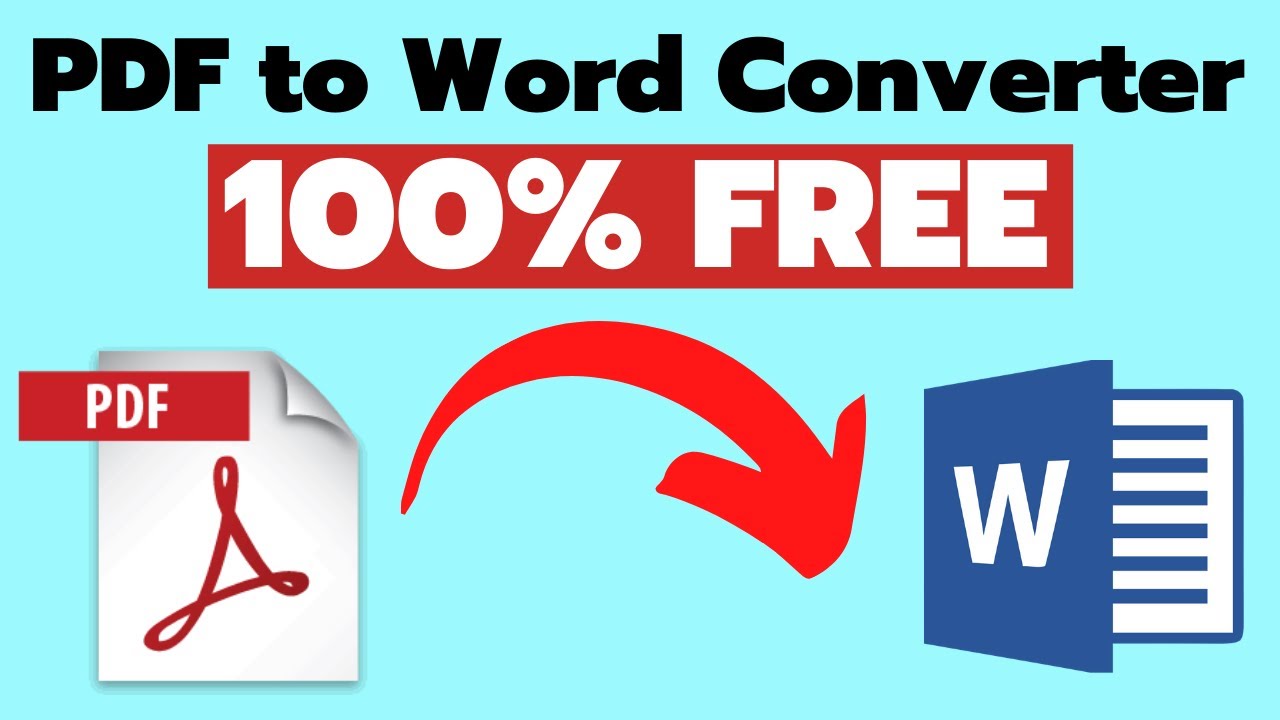 Online PDF to Word Doc Converter - 100% Free & Fast!!