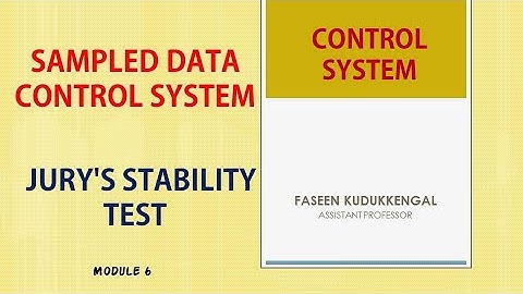 CONTROL SYSTEM - JURY