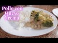 Pollo con Queso Crema