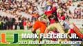 Profile Picture of Mark Fletcher Jr. 2023 Regular Season Highlights | Miami RB (@youtube.com) on Google