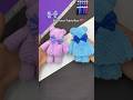 Which one is your favorite Bear? Blue 💙 or Purple 💜? #shorts #diy #art #craft #handmade #gift