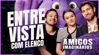 ENTREVISTA JOHN KRASINSKI E CAILEY FLEMING | AMIGOS IMAGINÁRIOS (IF)