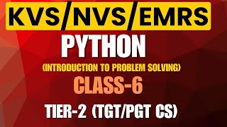 Celebrity Introduction to Problem Solving | Unit-2 | TGT/PGT Computer Science | KVS NVS EMRS 2025 | Tier-2 Wealth