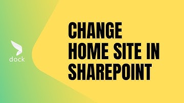 How to Change Home Site in SharePoint - Tutorial