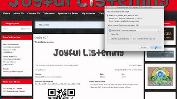 Printing Your Tickets w/ TicketKart