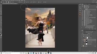 Sky Replacement feature with the 2021 Photoshop update.  It is SICKKK.   Plus adding a flag and sun.