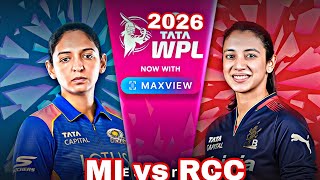 Rcb Vs Mi Match 1 Wpl Highlights 2026 Women Ipl Highlights 2026 Wpl 2026 Highlights Today