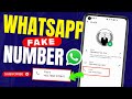 Fake Whatsapp number 2024 | fake number se whatsapp kaise chalaye | whatsapp fake id kaise banaye