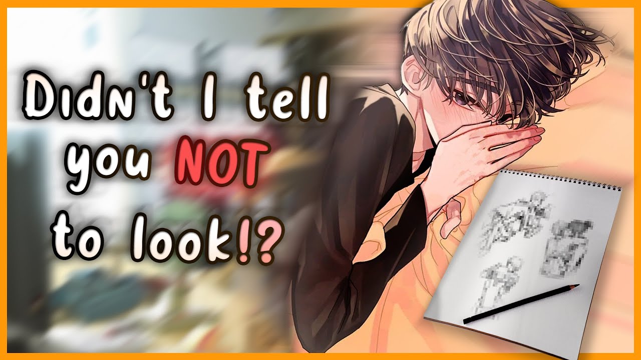 Looking At Your Crushes Secret Sketch Book ~ [Friends to Lovers] [Kissing]