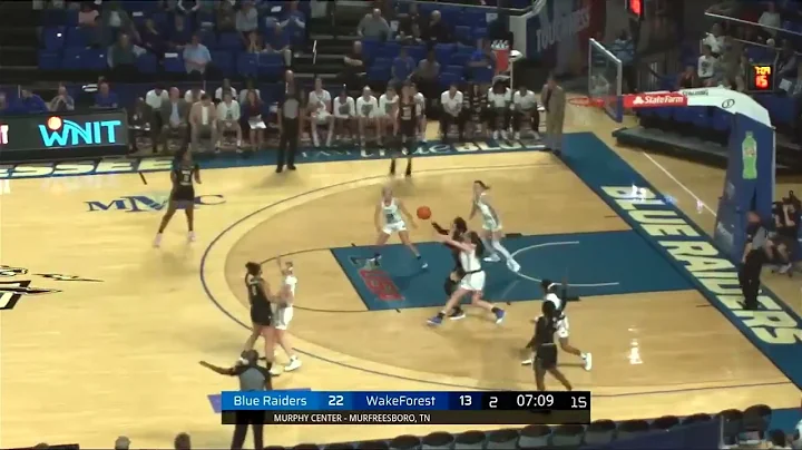 Christina Morra  game highlights vs Middle Tennessee St (WNIT 2022)
