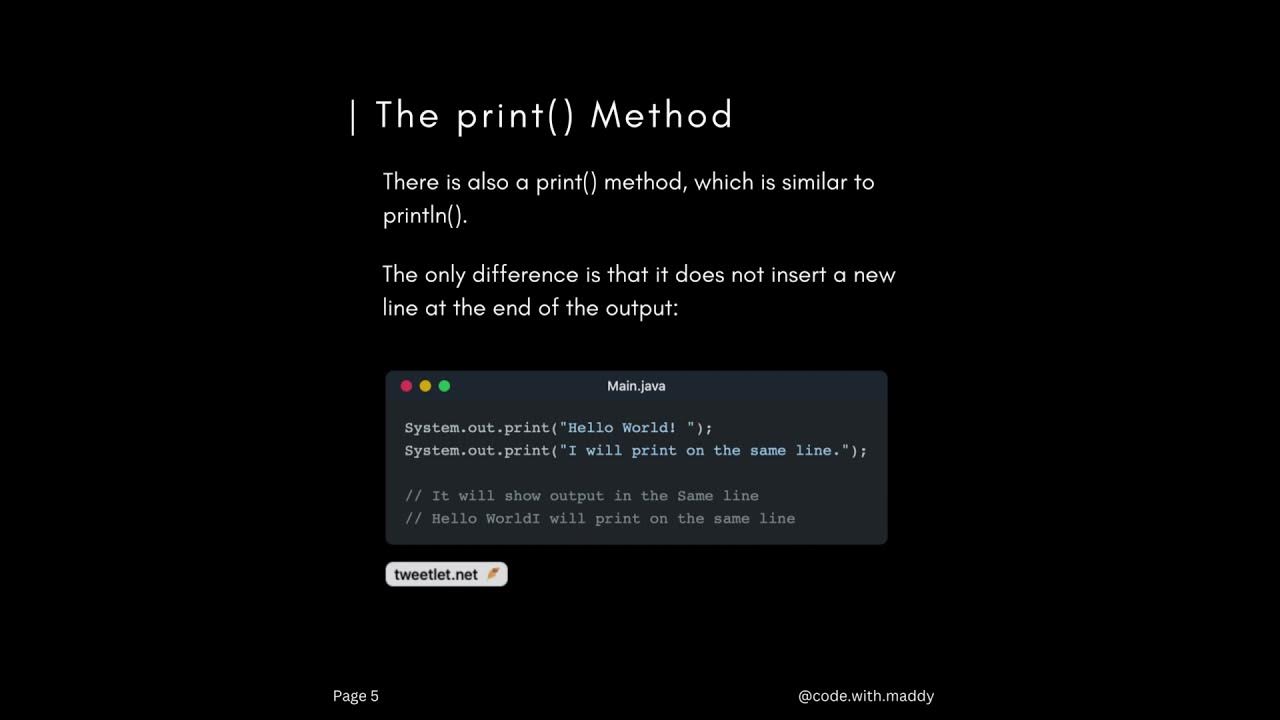 Java Print( ) output | Print any Java Output in 30 sec | How to run ...