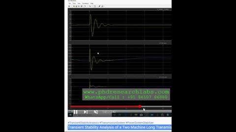 Transient Stability Analysis of a Two Machine Long Transmission System with Power System Stabilizer