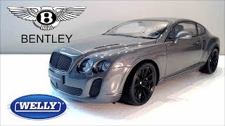 Welly 1/18 Scale 2012 Bentley Continental Supersports | Diecast Model Car