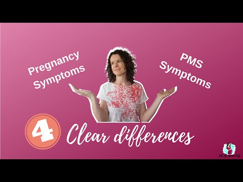 Pregnancy Symptoms vs PMS Symptoms || Four Clear Differences Between Pregnancy and PMS