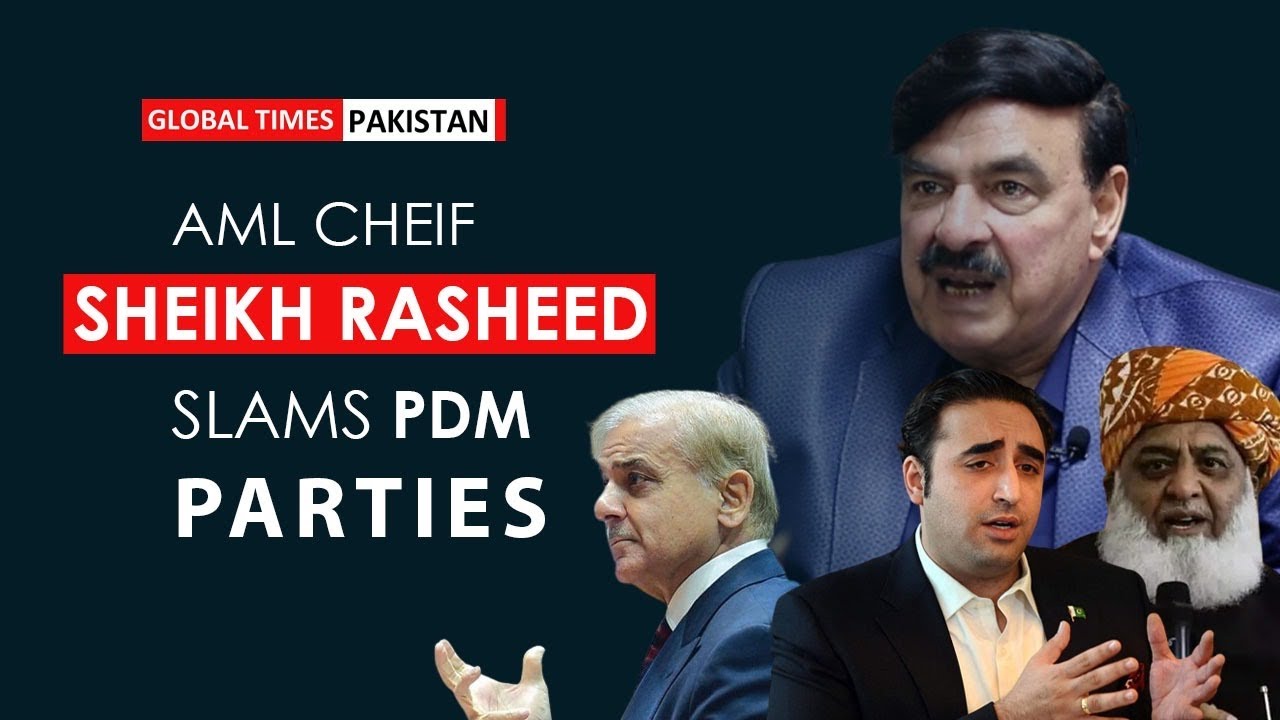 Sheikh Rasheed Ahmed Slams PDM Parties | Imran Khan | Elections 2023 | GTP | Global Times Pakistan