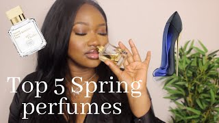 My Top 5 SPRING perfumes 2021 |Luxury and Affordable fragrances| Most complimented scents