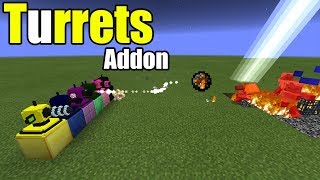 Protective Turrets Addon | Minecraft PE Gameplay Walkthrough screenshot 2