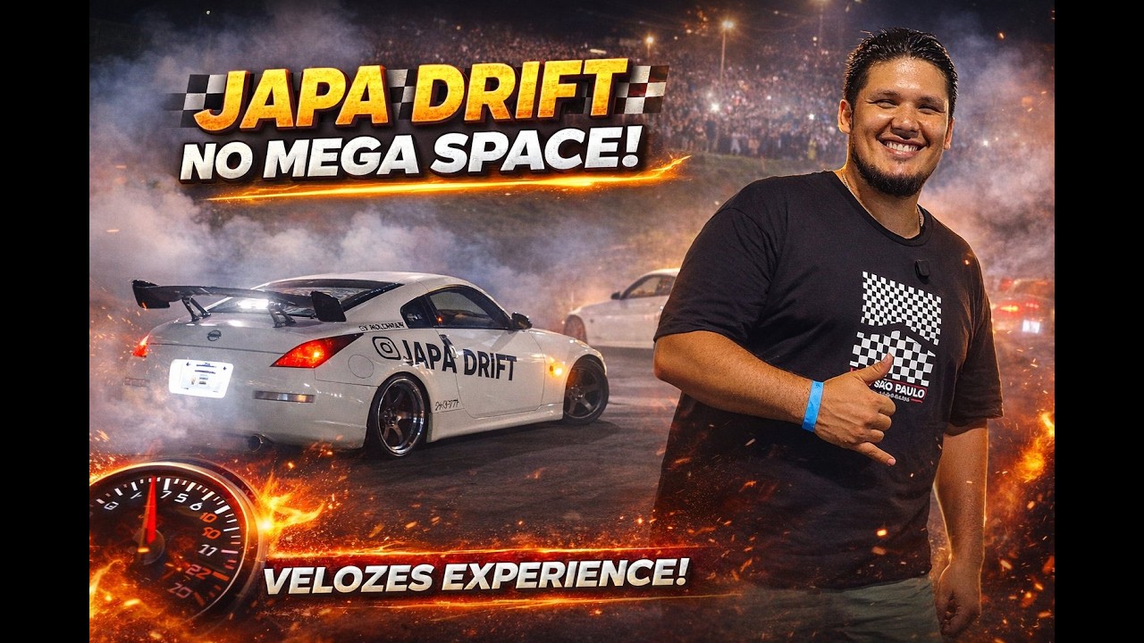 Japa Drift no Velozes Experience 2026 no Mega Space