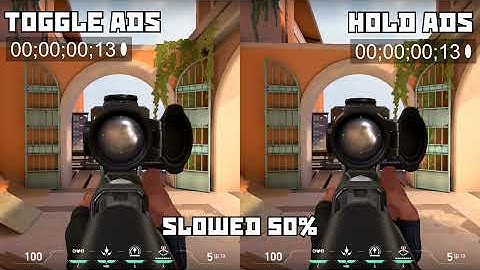 HOLD VS TOGGLE ADS - ANY SPEED DIFFERENCE?