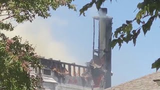 Massive House Fire Leaves Home Destroyed — One Person Escapes Safely