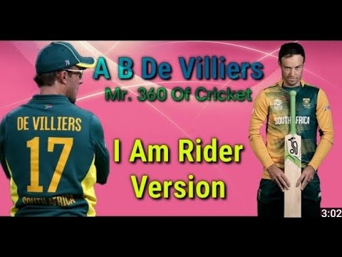 AB De Villiers | Mr. 360 Of Cricket | Living Legend | Satisfya Version ...