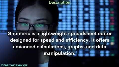 Efficient Data Manipulation Gnumeric