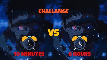 Editing Challenge - 10 Minutes vs 1 Hour vs 10 Hours (Anime Version)